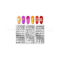 Modelli per nail art fai da te in acciaio inossidabile&nbsp;MRMJ-WH0092-026