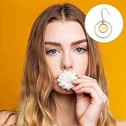 8 Paar Ohrringhaken aus Edelstahl 304 im 4er-Stil&nbsp;EJEW-AB00037