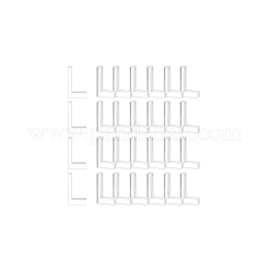 30 Stück Acryl-Bastel-Wabenstifte&nbsp;FIND-BC0013-60D