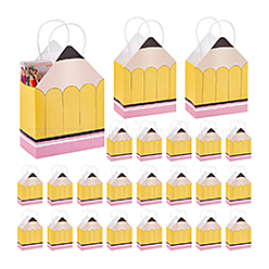 12 Stück bleistiftförmige Papiertragetaschen&nbsp;ABAG-WH0032-102