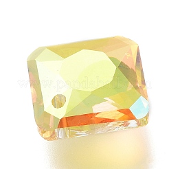 Pendenti del rhinestone di vetro&nbsp;RGLA-A024-I01-M1