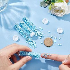 432 Stück undurchsichtige Glas-Saatperlen im 2-Stil mit 2 Löchern&nbsp;SEED-NB0001-71