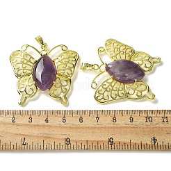 Pendentifs en améthyste naturelle&nbsp;G-M288-01G-14