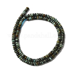 Natürliche afrikanische türkis (jasper) perlen stränge&nbsp;G-L635-A40-4x2mm