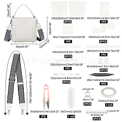 DIY Pu-Leder stricken häkeln Beuteltaschen&nbsp;DIY-WH0196-47B