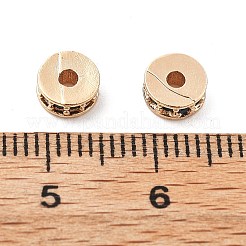 Perline zirconi micro pave  in ottone&nbsp;KK-R216-14KCG-03