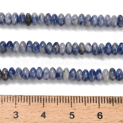 Natürliche blaue Fleck Jaspis Perlen Stränge&nbsp;G-Z110-B14-2x4mm
