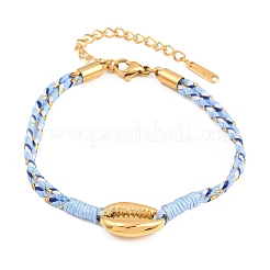 Gliederarmbänder aus 304 Edelstahl&nbsp;BJEW-K303-02D