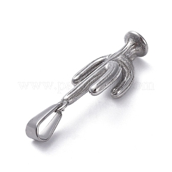 Pendentifs en acier inoxydable 304 résistant au ternissement&nbsp;STAS-I127-100P