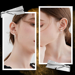 5 par de 925 engastes de pendientes de plata de ley&nbsp;STER-BBC0005-42S