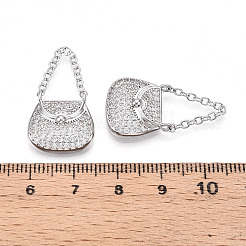Ottone micro spianare pendenti zirconi&nbsp;KK-T070-52P