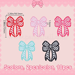 Computergesteuerte Stickerei Stoff zum Aufbügeln / Aufnähen von Patches&nbsp;FIND-WH0152-848