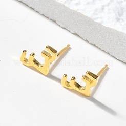 925 Ohrstecker aus Sterlingsilber für Damen&nbsp;EJEW-K303-03G