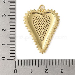 Gestell Messing micro ebnen Zirkonia Anhänger&nbsp;KK-P279-05B-G
