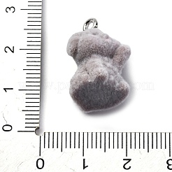 Flockige Harzanhänger&nbsp;FIND-S001-02A