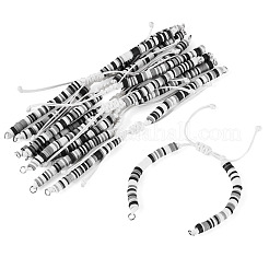 Pulseras hechas a mano con cuentas de arcilla polimérica&nbsp;AJEW-TAC00076