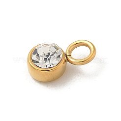 Ionenplattierung (IP) 304 Edelstahl mit Strass-Anhängern&nbsp;STAS-G351-13G