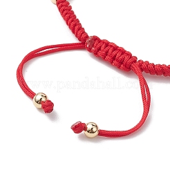 Braccialetti con gatti della fortuna in porcellana fatta a mano&nbsp;BJEW-JB10504