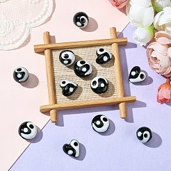 12pcs 3 Arten handgemachte Bunte Malerei-Perlen&nbsp;FIND-CJ0002-78