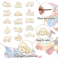 Découpes de bois non finies&nbsp;WOOD-CJC0001-12