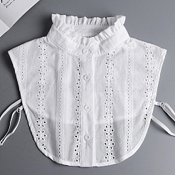 Camisa de algodón desmontable para mujer con cuello falso&nbsp;DIY-WH20048-038