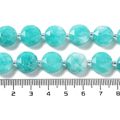 Naturweiß gefärbt Jade Perlen Stränge&nbsp;G-NH0004-014