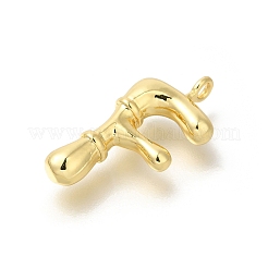 Pendentifs de placage en laiton&nbsp;KK-I722-08G-F