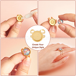 DIY Rohling-Set zur Herstellung von Manschettenringen&nbsp;DIY-DC0001-60
