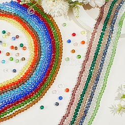 16 brin de perles de verre de 16 couleurs&nbsp;EGLA-PA0001-37A