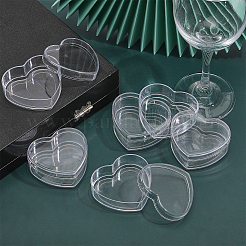 Scatole regalo portaoggetti in acrilico a cuore&nbsp;CON-WH0095-47