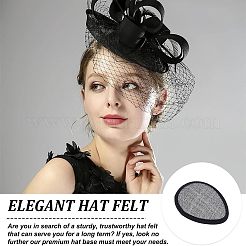 3 Stück 3 Farben Leinen Tropfen Fascinator Hut Basis für Millinery&nbsp;AJEW-CA0002-77