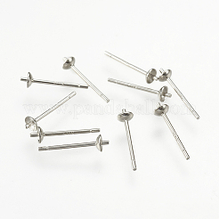 925 Ohrstecker aus rhodiniertem Sterlingsilber&nbsp;LS-STER-K037-007A