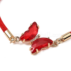 12 pz 12 colori braccialetti in poliestere&nbsp;BJEW-P340-12A-G