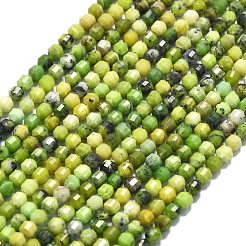 Natur Serpentin Perlen Stränge&nbsp;G-A260-A15-01