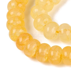 Stränge aus Imitations-Jade-Knisterglasperlen&nbsp;GLAA-Q108-05A-A09