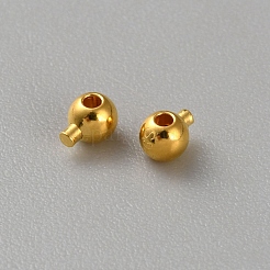 Argento crimpare perline&nbsp;STER-WH0061-39G
