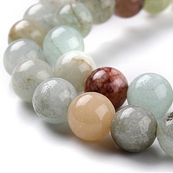 Cuentas de jade blanco natural&nbsp;X-G-G766-C-26