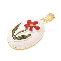 Pendentifs d'émail en laiton &nbsp;KK-CBA2CFD-03G-B
