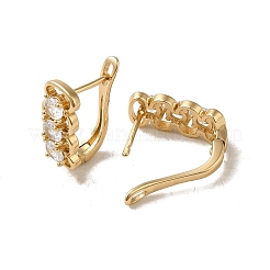 Boucles d'oreilles en laiton&nbsp;EJEW-L271-13KCG-07