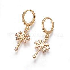 Ottone ciondolano cerchio&nbsp;EJEW-F199-09G