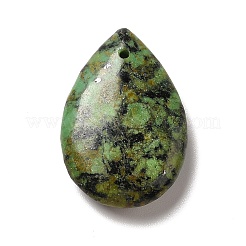 Natürliche afrikanische Türkis (Jaspis) Anhänger&nbsp;G-F729-03C