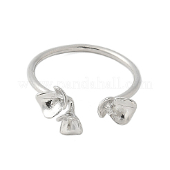 Blumen-Messingring-Einstellungen&nbsp;KK-K297-02P