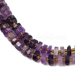 Natürlichen Amethyst Perlen Stränge&nbsp;G-F796-A06-01