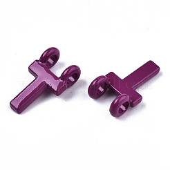 Pendentifs à lien à 2 boucle en alliage peint à la bombe&nbsp;LS-X-PALLOY-T075-48T-RS