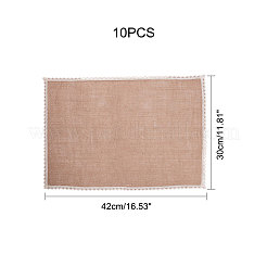 Geflochtene Jute und rutschfeste Spitze aus Spitze&nbsp;AJEW-WH0066-01