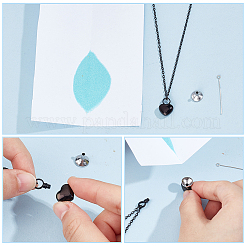 Collier de cendres d’urne en acier inoxydable&nbsp;NJEW-CN0001-03B