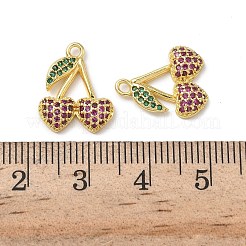 Colgante micropavé cubic zirconia de latón&nbsp;KK-H522-02A-G