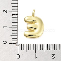 Pendentifs en forme de ballon en laiton plaqué or&nbsp;KK-C050-01G-E