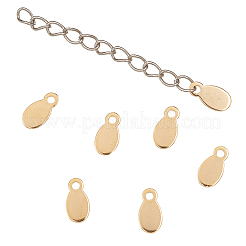 50 pz ciondoli in acciaio inossidabile 304&nbsp;STAS-CJ0001-164G