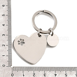 Schlüsselanhänger aus Edelstahl 304&nbsp;KEYC-K024-01P